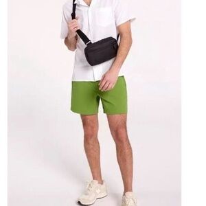 Men's Olive Green Casual Shorts